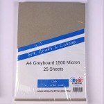 A4 Extra Thick Greyboard Mounting Sheets - 25 Pack