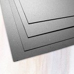 15 Sheets of Thick Recycled Grey Cardstock