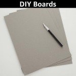 A4 Double-Sided Thick Cardboard Sheets, 100 Pack