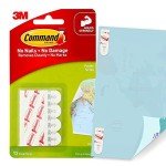 Small White Command Poster Hanging Strips - 12 Pack
