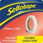 Sellotape Double Sided Tape, 12mm Width