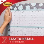 Small White Command Poster Hanging Strips - 12 Pack