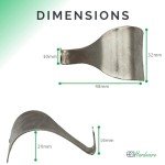 Polished Chrome Photo Hanging Hooks - 10 Pack