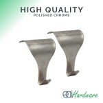 Polished Chrome Photo Hanging Hooks - 10 Pack