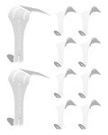 White Image Hanging Hook Set
