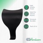 Matt Black Moulding Hook Dado Picture Rail - 10 Pack