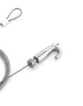 Heavy Duty Stainless Steel Picture Rail Hooks - 5 Pack