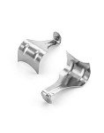 Heavy Duty Stainless Steel Picture Rail Hooks - 5 Pack