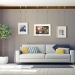 Chrome Photo Hanging Hooks for Framing - 20 Pack