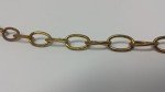 Polished Oval Brass Chain 13x8mm Sold by Meter