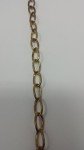 Polished Oval Brass Chain 13x8mm Sold by Meter