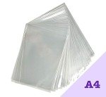 A4 Self-Seal Crystal Clear Cellophane Bags - 100 Pack