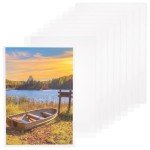10 Pack Clear PVC Sheet Protectors for Posters