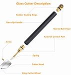 HaroKing Professional Glass Cutter Tool with Oil