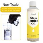 Glass Cutting Oil and Cutter Tool, 4 oz