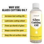 Glass Cutting Oil and Cutter Tool, 4 oz