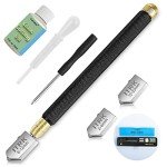 Glass Cutter with Oil for Mirrors and Tiles