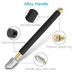 Glass Cutter with Oil for Mirrors and Tiles