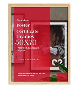 MatchLexx 50x70cm Wooden Puzzle Photo Frame