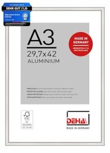 Boston A3 Aluminium Photo Frame - Silver