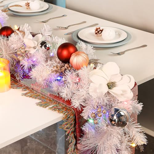 9FT Color Changing Prelit Christmas Garland