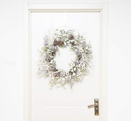 26" Winter Birch and Berry Christmas Wreath