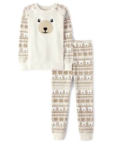 Polar Bear Christmas Pajama Set for Kids