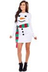 Snowman Ugly Christmas Sweater Dress for Women