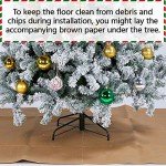 Pre-Lit 7.5ft Snow Flocked Christmas Tree