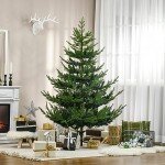 6ft Realistic Pine Hinged Christmas Tree