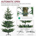 6ft Realistic Pine Hinged Christmas Tree