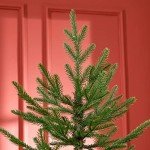 6ft Realistic Pine Hinged Christmas Tree