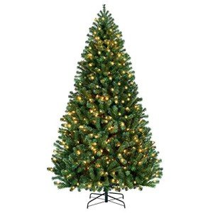 Prelit 7.5ft Artificial Christmas Tree with Lights