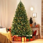 Prelit 7.5ft Artificial Christmas Tree with Lights