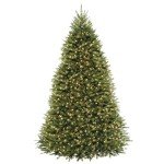 9 Ft Dunhill Fir Christmas Tree with Dual Lights