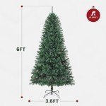 6ft Premium Hinged Artificial Christmas Tree