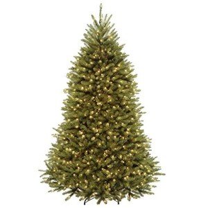 Dunhill Fir Pre-Lit Christmas Tree, 7.5 Feet