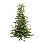 Puleo 7.5ft Pre-Lit Aspen Fir Christmas Tree