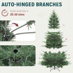 Pre-Lit 7.5ft Aspen Fir Christmas Tree