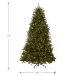 7.5ft Pre-Lit Dunhill Fir Christmas Tree