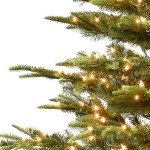 Puleo 7.5ft Pre-Lit Aspen Fir Christmas Tree