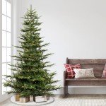Puleo 7.5ft Pre-Lit Aspen Fir Christmas Tree