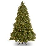 Pre-Lit Douglas Fir Christmas Tree with Stand, 6.5ft