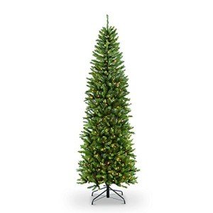 7.5ft Pre-Lit Fraser Fir Pencil Christmas Tree