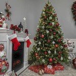 Pre-Lit Douglas Fir Christmas Tree with Stand, 6.5ft