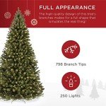 6ft Pre-Lit Spruce Christmas Tree for Holiday Decor