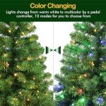 6 ft Prelit Color Changing Christmas Tree
