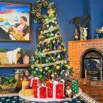 6ft Pre-Lit Multicolor Christmas Tree with Stand