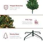 6ft Pre-Lit Spruce Christmas Tree for Holiday Decor