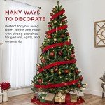 6ft Pre-Lit Spruce Christmas Tree for Holiday Decor